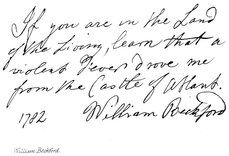 William Beckford by English School