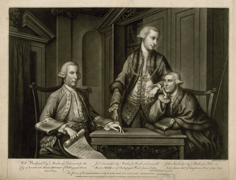 William Beckford, James Townsend and John Sawbridge by English School