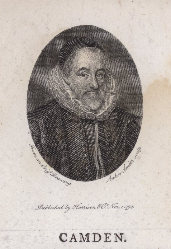 William Camden, English antiquary, historian and geographer by English School