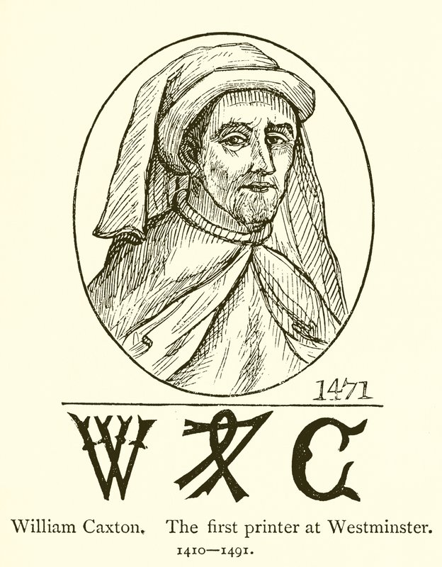 William Caxton, The first printer at Westminster by English School