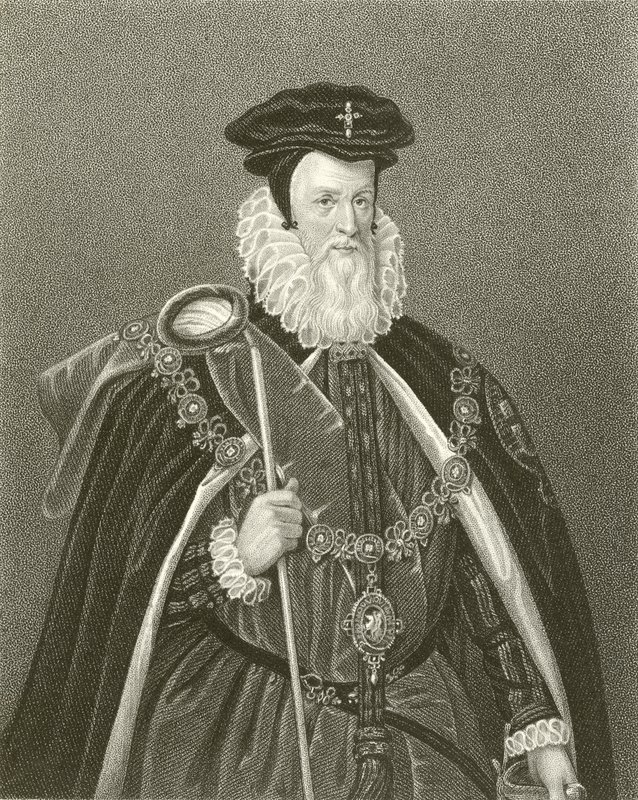 William Cecil, Lord Burghley by English School
