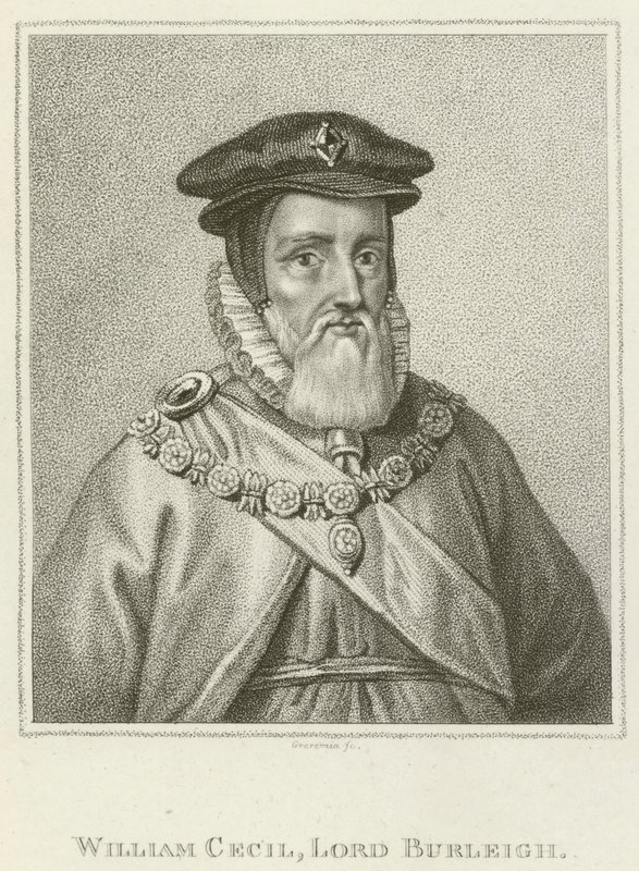 William Cecil, Lord Burleigh by English School