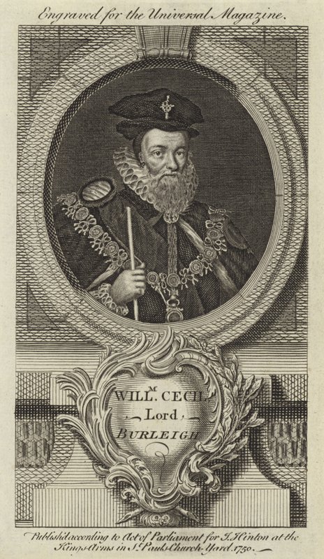 William Cecil, Lord Burleigh by English School