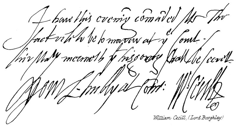 William Cecil, Lord Burghley by English School