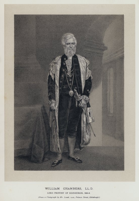 William Chambers, LLD, Lord Provost of Edinburgh by English School