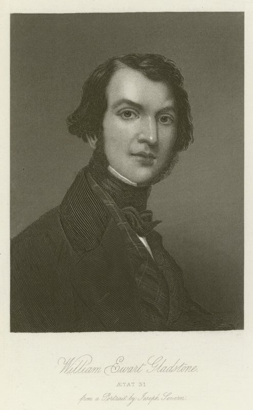William Ewart Gladstone, Aetat 31 by English School