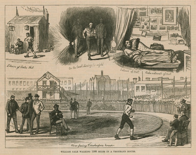 William Gale Walking 1,500 Miles in a Thousand Hours by English School