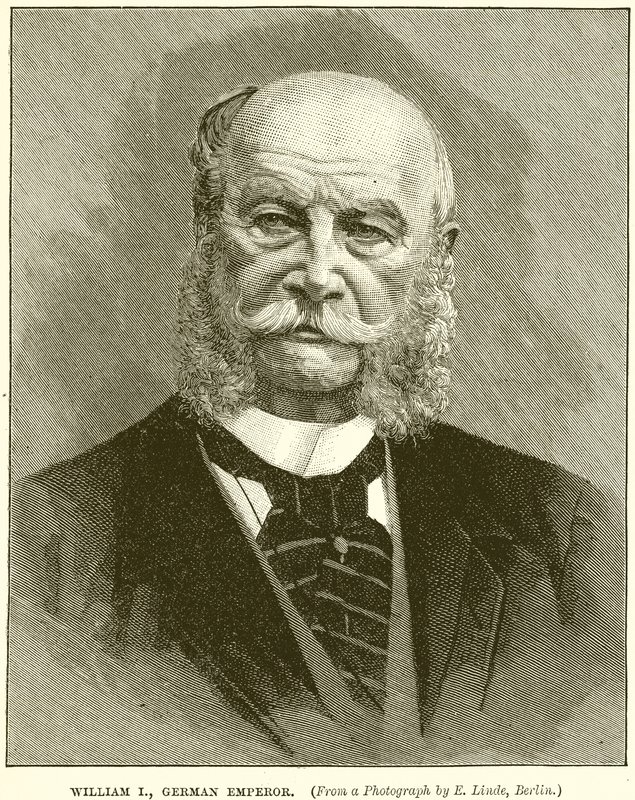 William I, German Emperor by English School