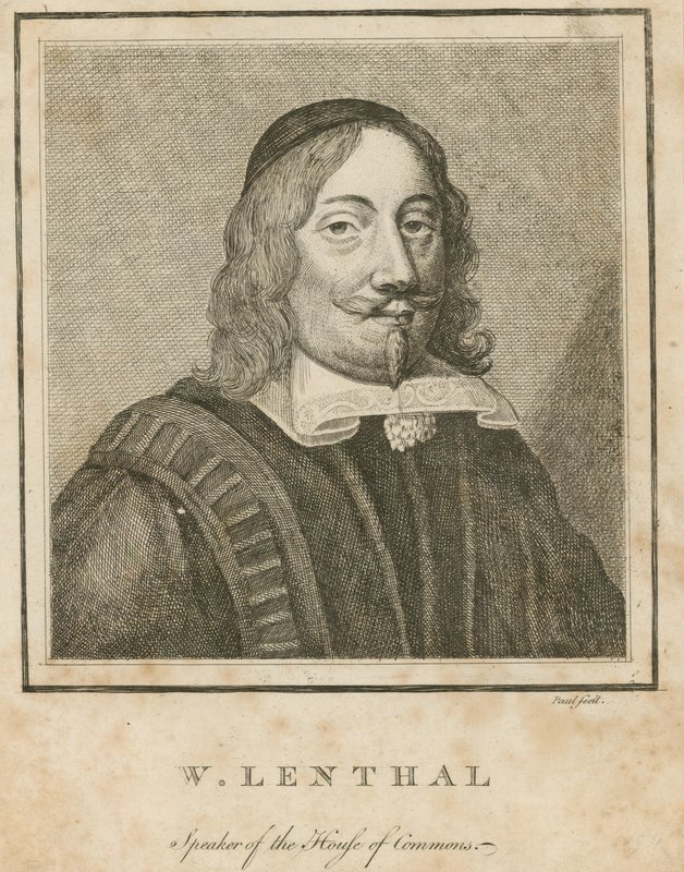 William Lenthal, Speaker of the House of Commons by English School