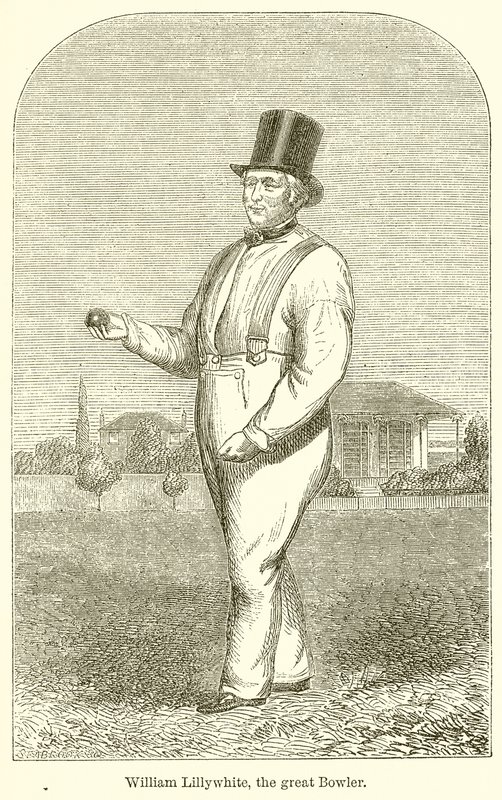 William Lillywhite, the Great Bowler by English School