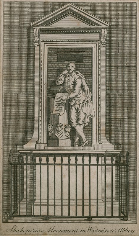 William Shakespeare Monument by English School