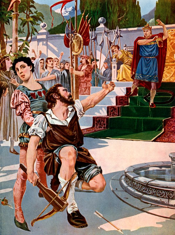 William Tell, Act III scene iii by English School