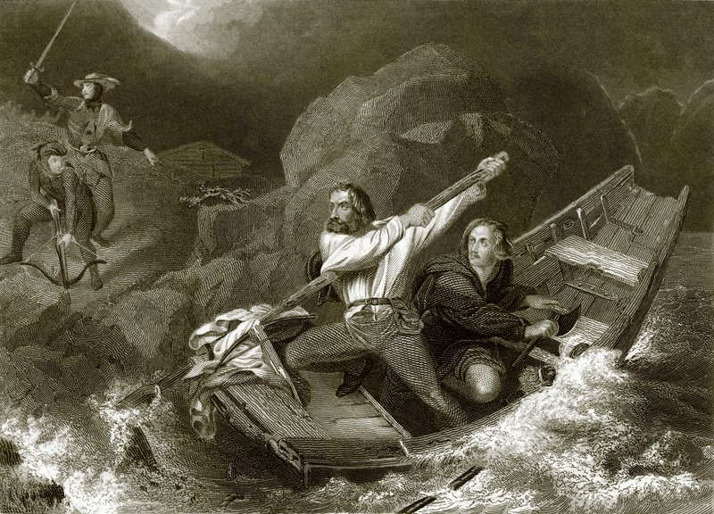 William Tell Saving Baumgarten by English School