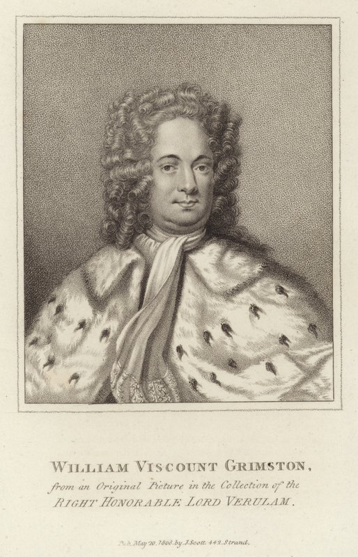 William Viscount Grimston by English School