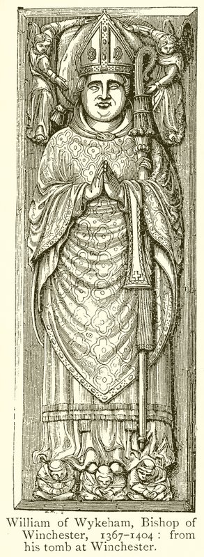 William of Wykeham, Bishop of Winchester, 1367-1404 by English School