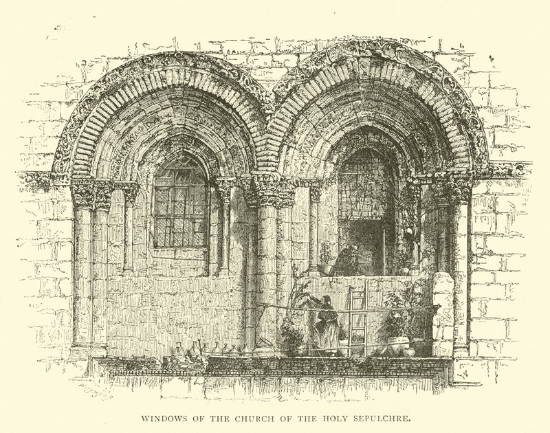 Windows of the Church of the Holy Sepulchre by English School