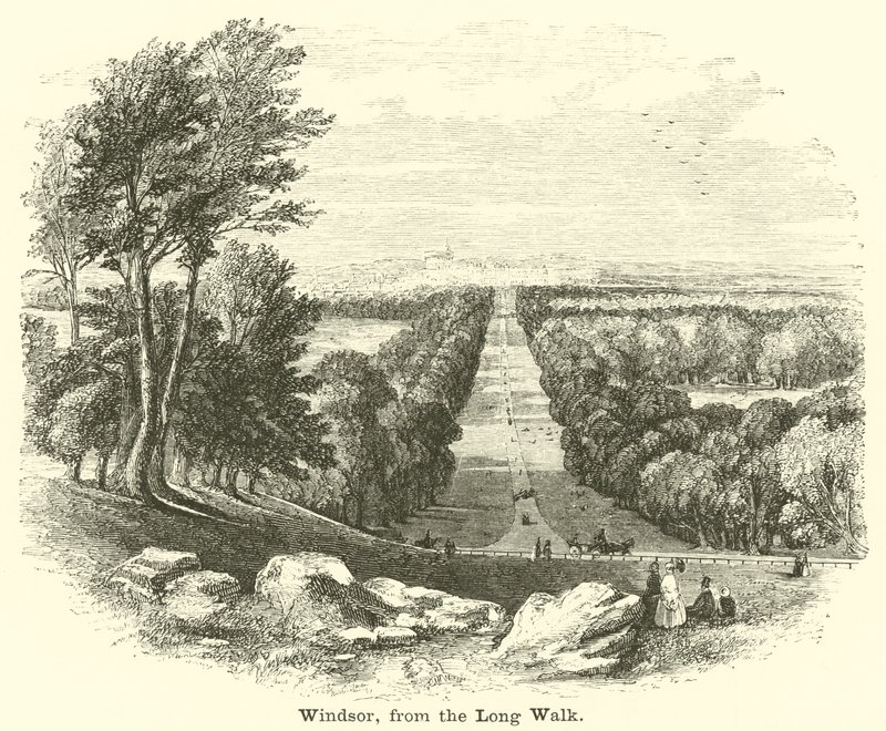 Windsor, from the Long Walk by English School