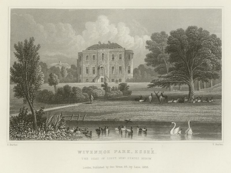 Wivenhoe Park, Essex, the Seat of Lieutenant General States Rebow by English School