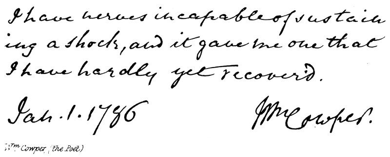 William Cowper, the Poet by English School