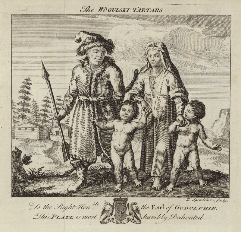 Wogulski Tartars by English School