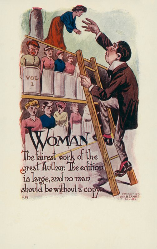 Woman - The Fairest Work of the Great Author by English School