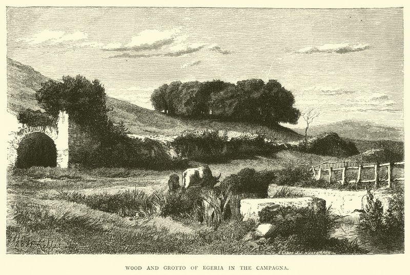 Wood and Grotto of Egeria in the Campagna by English School
