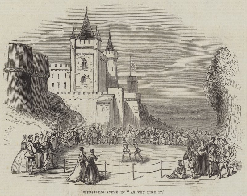 Wrestling Scene in "As You Like It" by English School
