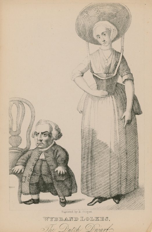 Wyband Lolkes, the Dutch Dwarf by English School