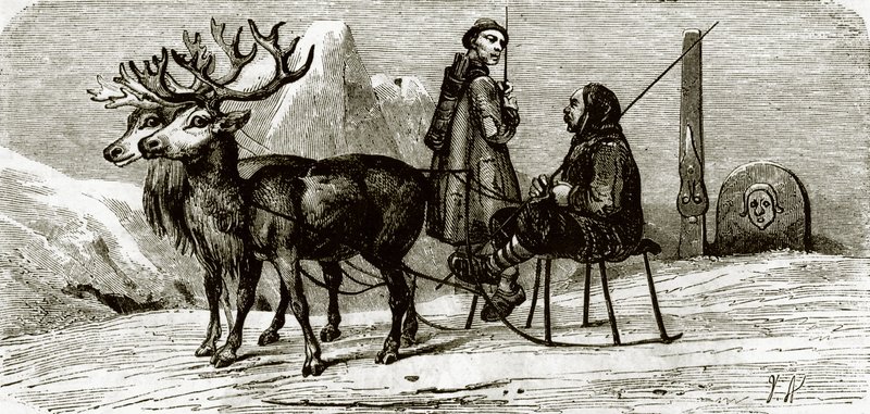 Yakuts on a journey by English School