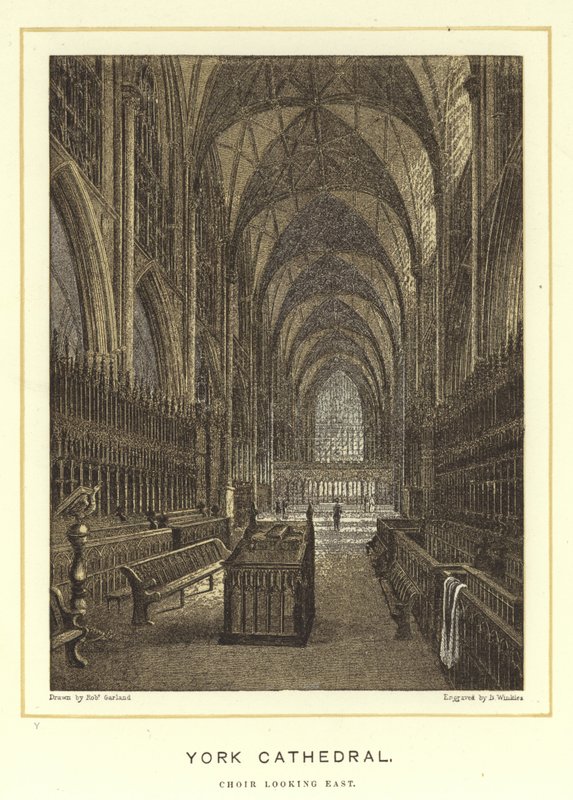 York Cathedral, Choir Looking East by English School