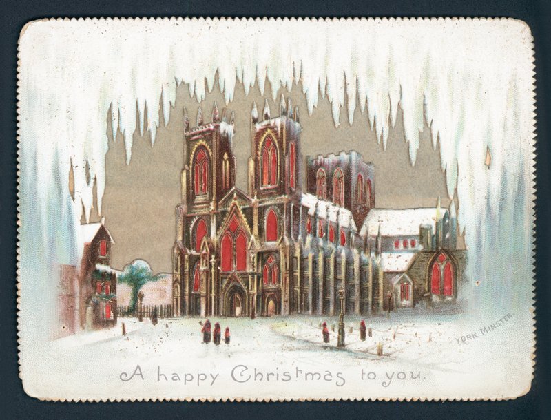 York Minster in winter by English School