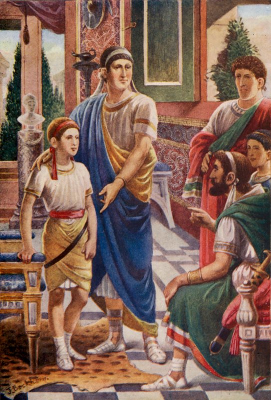 Young Cato and his uncle