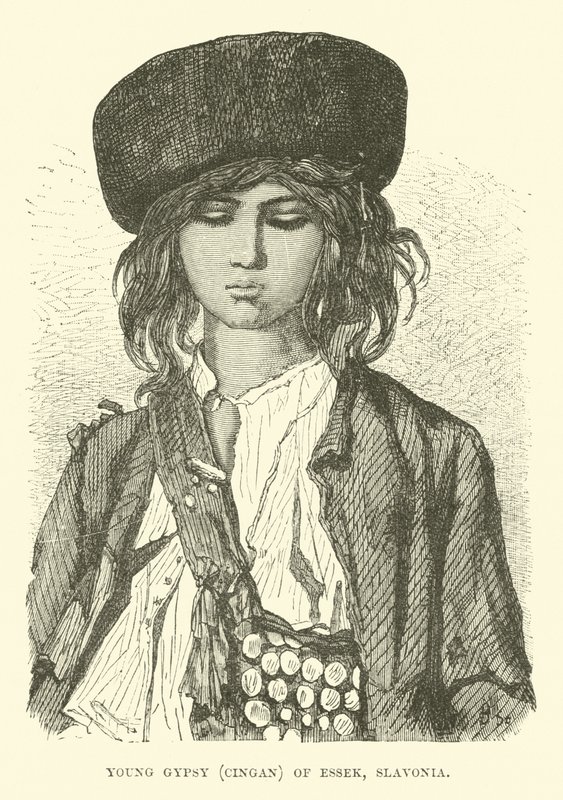 Young Gypsy, Cingan of Essek, Slavonia by English School
