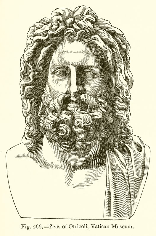 Zeus of Otricoli, Vatican Museum by English School