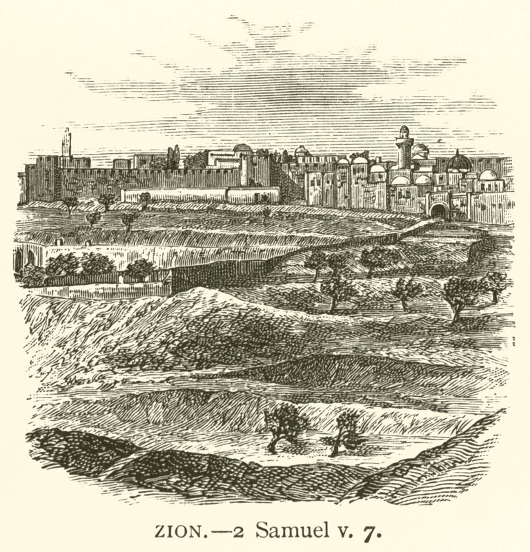Zion, 2 Samuel, v, 7 by English School