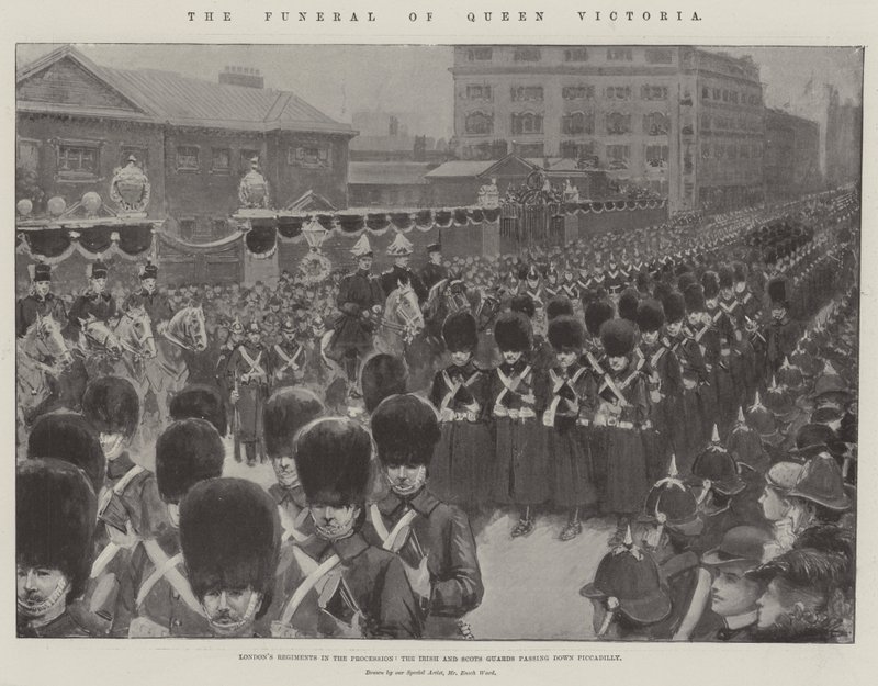 The Funeral of Queen Victoria by Enoch Ward
