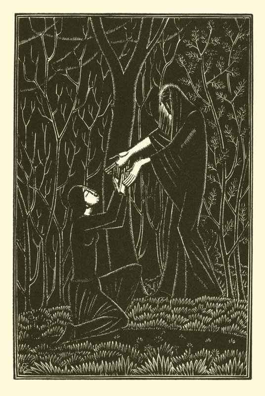 Death And The Lady by Eric Gill
