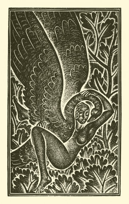 Leda Loved by Eric Gill