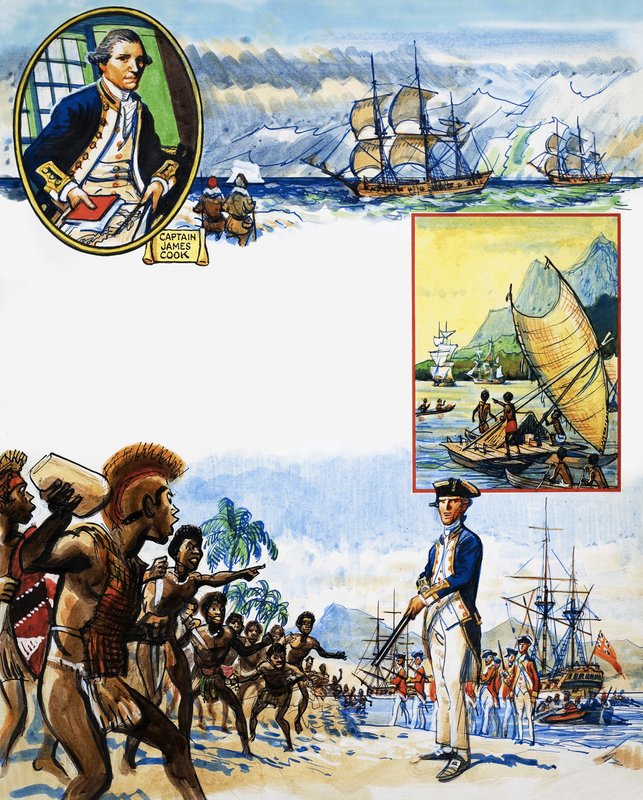 Scrapbook of the British Sailor: Voyages of Discovery by Eric Parker
