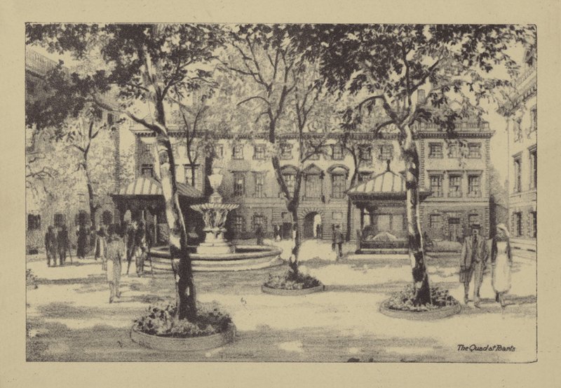 The Quad at Barts by Ernest Coffin