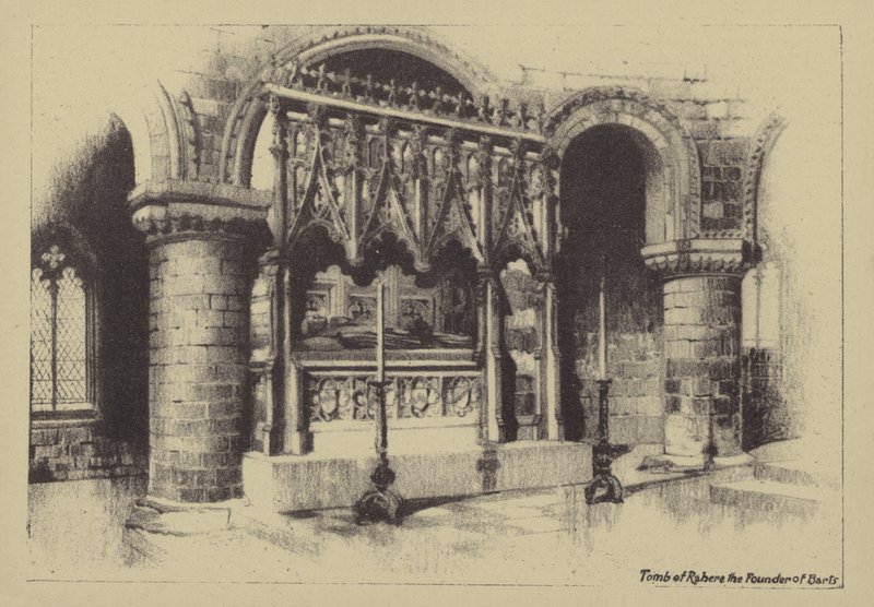 Tomb of Rahere the Founder of Barts by Ernest Coffin