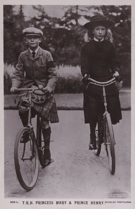 Their Royal Highnesses Princess Mary and Prince Henry by Ernest Brooks