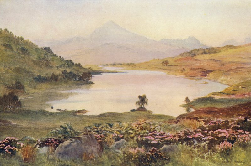 Loch Poulary by Ernest Edward Briggs