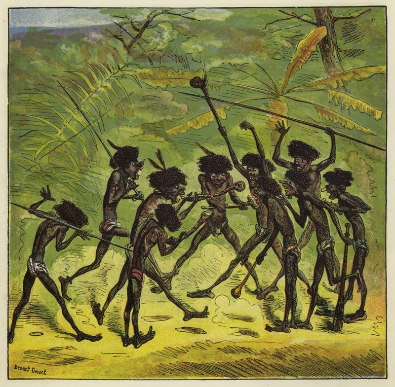 Ashanti Parliament by Ernest Henry Griset