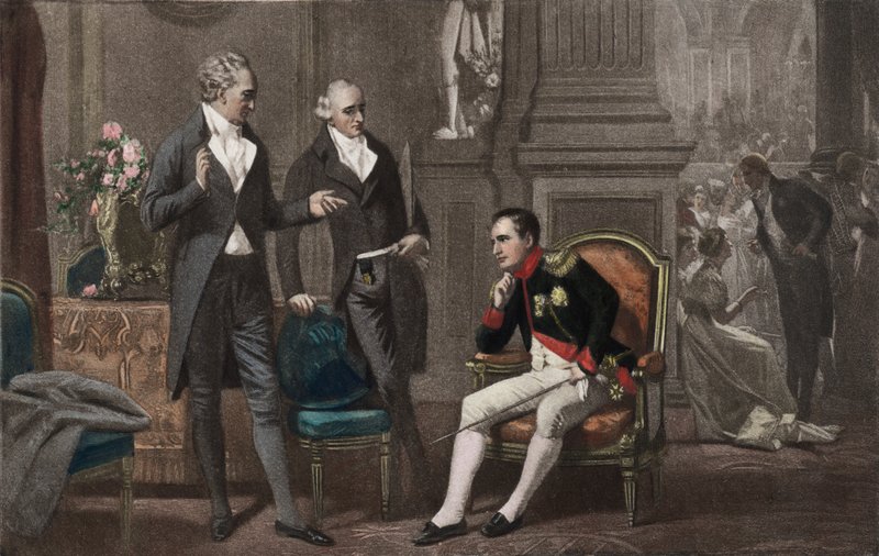 Napoleon, Goethe and Wieland by Ernest Hillemacher