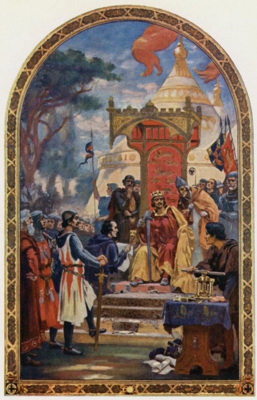 King John signing Magna Charta by Ernest Normand