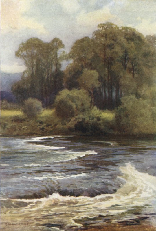 Monnington Falls by Ernest William Haslehust