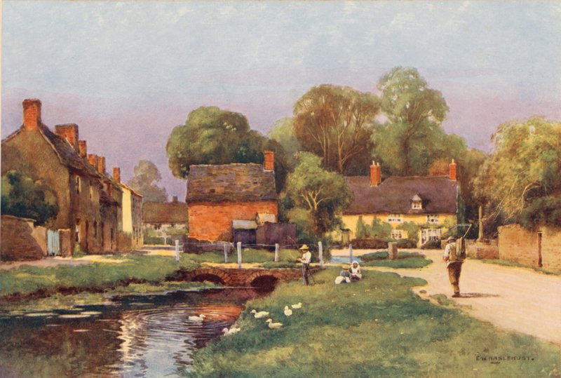 River Thames: Ashton Keynes by Ernest William Haslehust