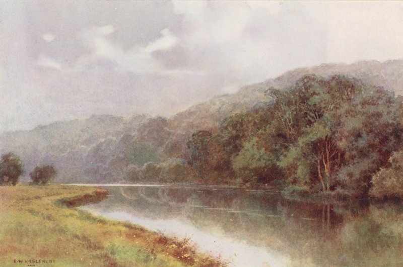 River Thames: Cliveden Woods by Ernest William Haslehust