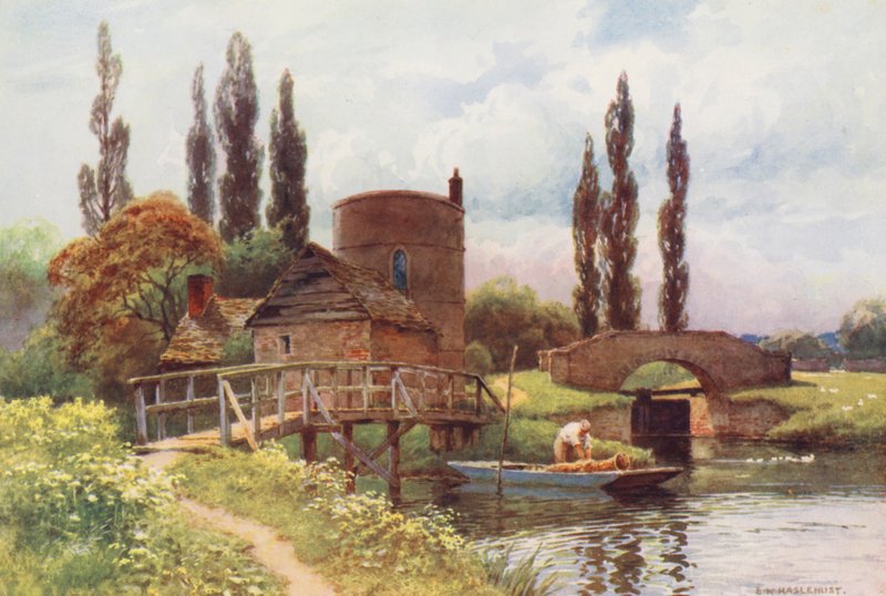 River Thames: Inglesham Round House by Ernest William Haslehust